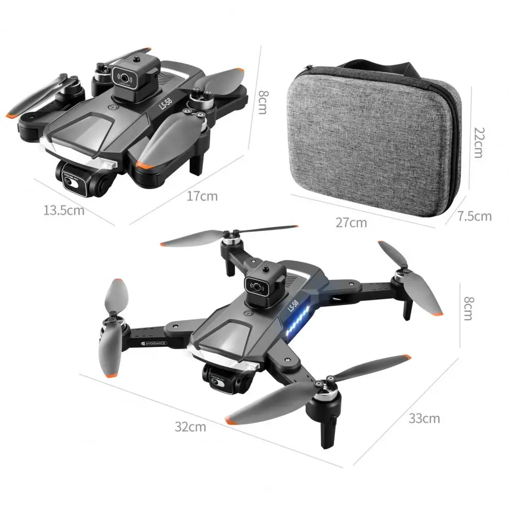 Foldable Aerial Photography Drone 4K HD-compatible Obstacle Brushless Quadcopter Toy with GPS 2.4GHz Remote Control Aircraft Toy