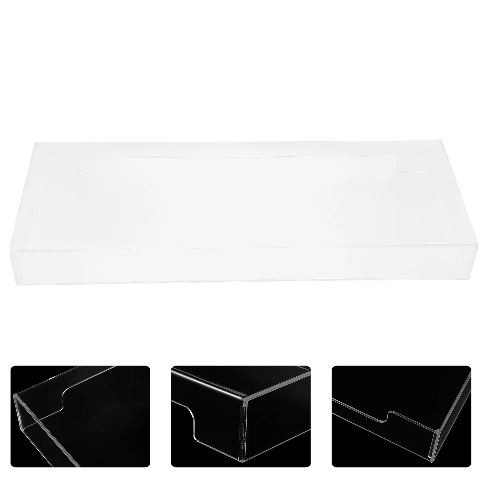 

Keyboard Cover Case Household Monitor Stand Water-proof Protective Acrylic Transparent Protector