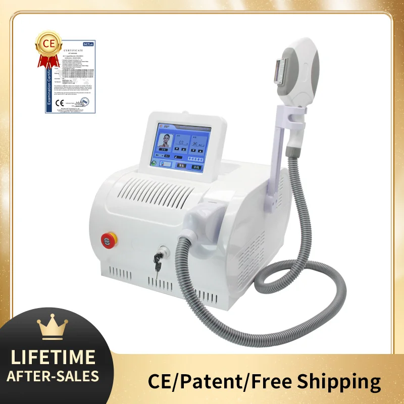 Prodotto caldo IPL + OPT depilatore Laser indolore E-light 8 filtri epilatore di raffreddamento ringiovanimento della pelle 500,000 volte Beauty sali