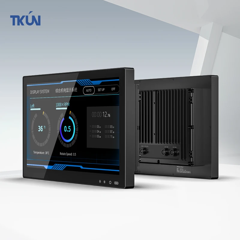 Display marino da esterno da 15,6 pollici PC all-in-one IP65 Touch screen industriale con capacità HD1080 impermeabile, antiriflesso