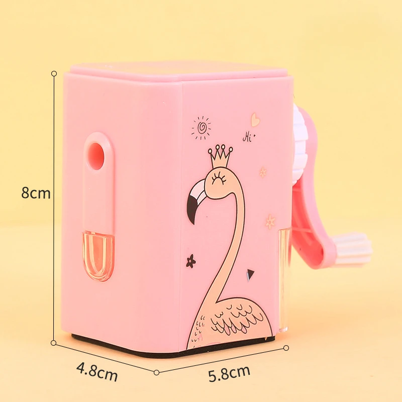 Cartoon Bear Hand-cranked Pencil Sharpener for Elementary School Students Pen Turner Pencil Sharpener Automatic Sharpeners