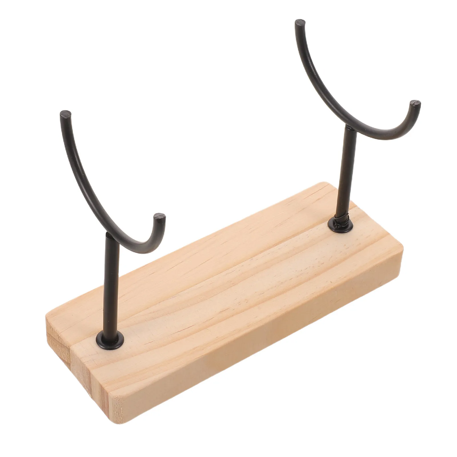 Metal U Shape Boat Display Stand Stable 5.3x3.9x2 Inch Tabletop Rest Rack for Ship Collectibles Exhibition Stand for Model Boat