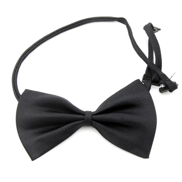 

Bow Adjustable Collar 40cmx6cm Black Polyester Cute Bowknot Necktie for Dog Cat Pet Necktie Fashion Pet Supplies