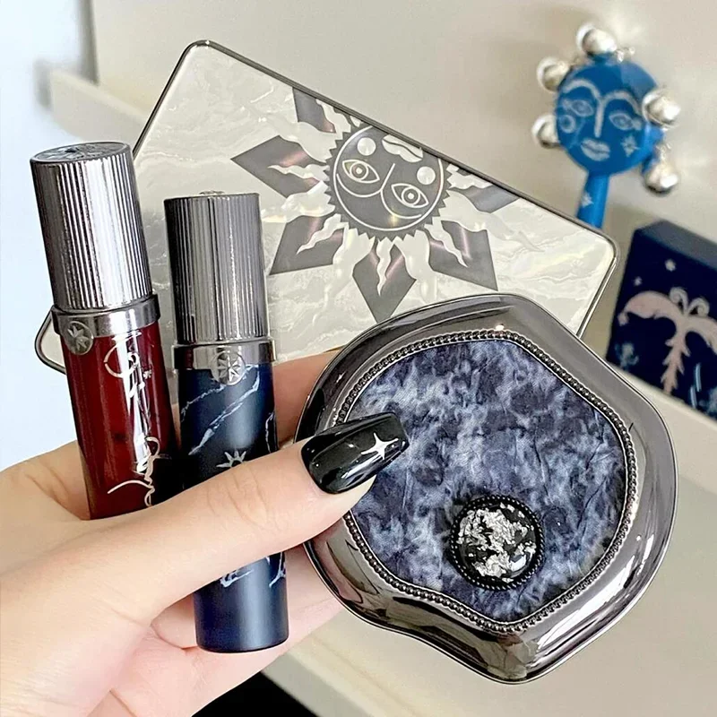 Girlcult Miao Witch Series lápiz labial espejo brillo de labios de larga duración tinte de labios resistente al agua colorete sombra de ojos cosméticos de maquillaje brillantes