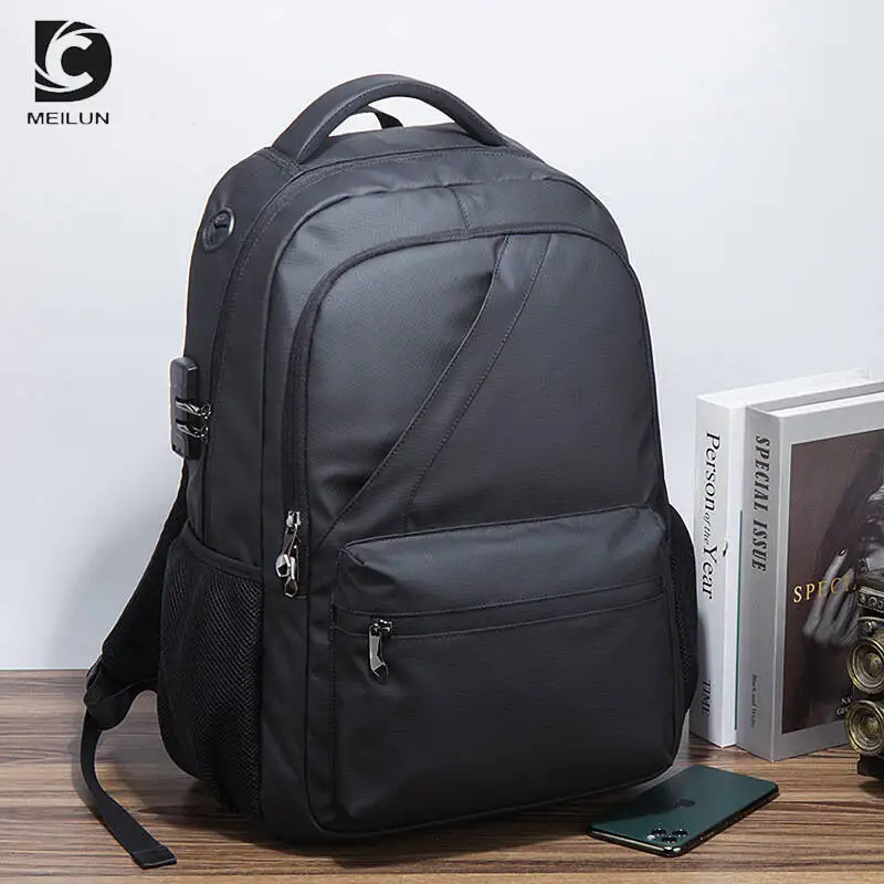 New Men's Large Capacity Backpack Business Large Capacity Short-distance Travel Computer Multifunctional School Bag Men's Women