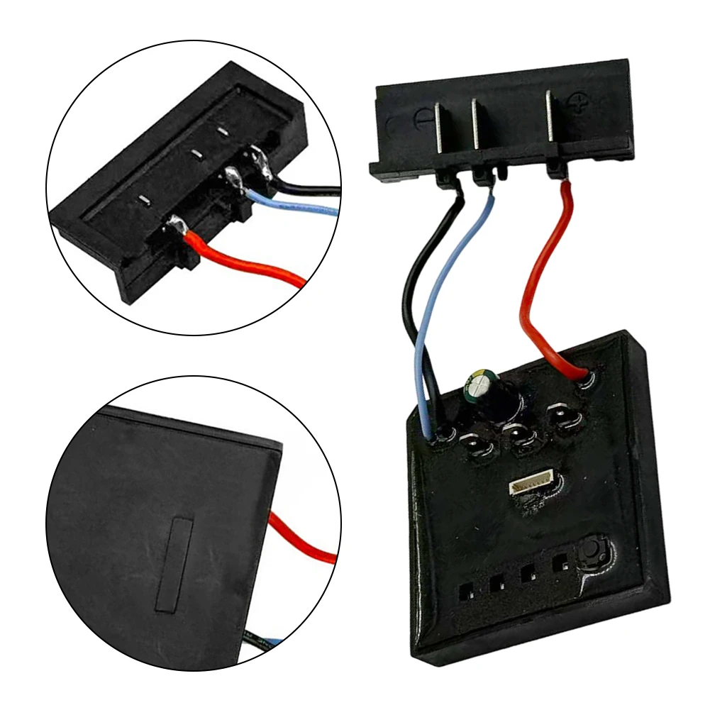 

Запчасти для электрических гайковертов: Плата управления для пневматического инструмента (черная, как на фото) с контактами