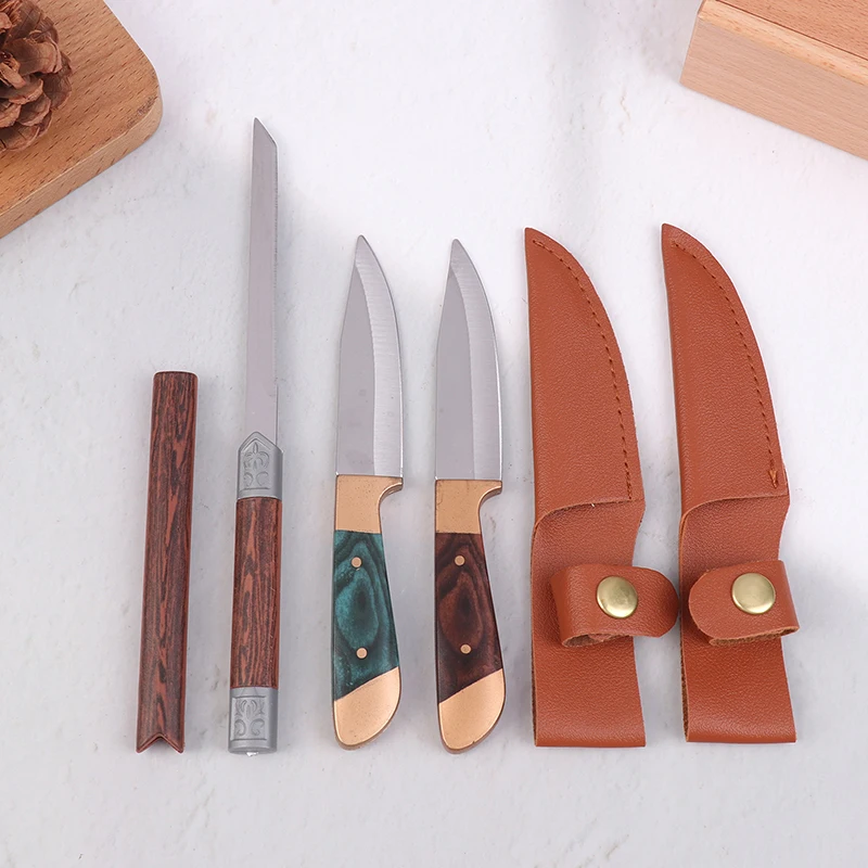 1PC Kitchen Knives Fruit Peeling Stainless Steel Mini Utility Knife Household Cooking Accessories Kitchen Boning Knife