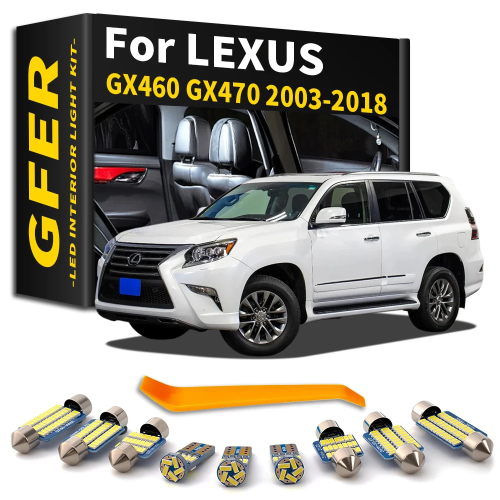 For LEXUS GX GX460 GX470 2003 2004 2005 2006 2007 2008 2009 2010 2011 2012 2013 2014 2015 2016 2017 2018 Interior LED Light Kit