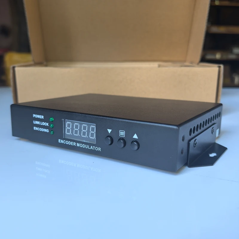 Modulateur de codage transparent unidirectionnel HDMI vers ATSC, panneau unique, équipement frontal de télévision numérique du système TV d'hôtel