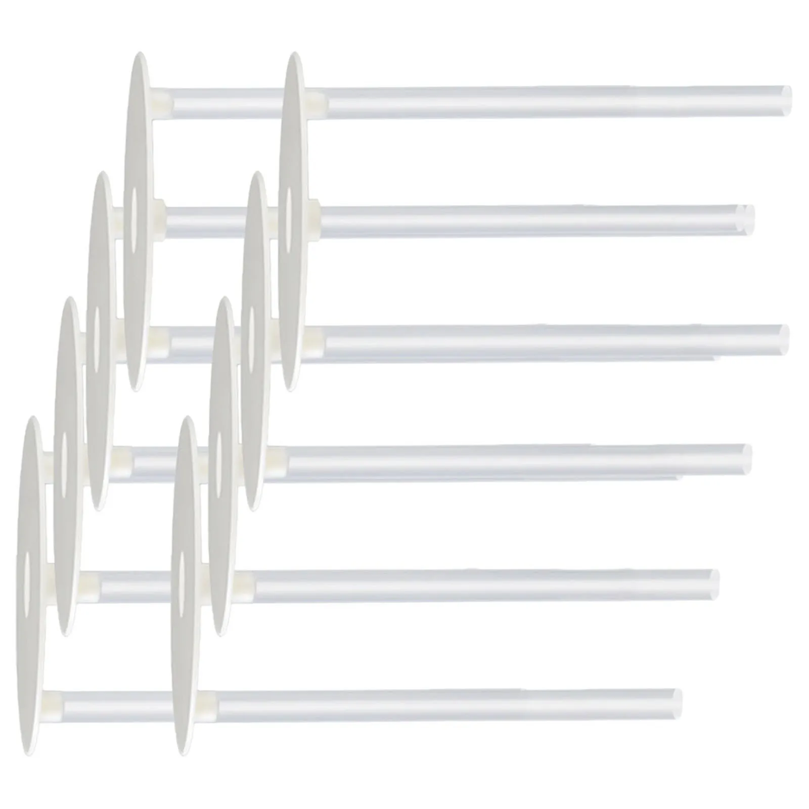 

8set Bracket Spacer Set Clear Plastic Multi-Layer Cake Support For Tiered Cake Construction Reusable Divider Tool Kitchen Bar