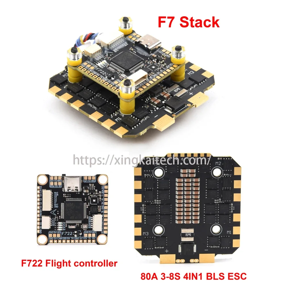 AvaCoreF405 F722 F7 Flight Controller FC 80A 4in1 STACK Dshot ESC 3-8S SURPORT BetaFlight/INAV for MARK4 FPV Freestyle Drone Pla