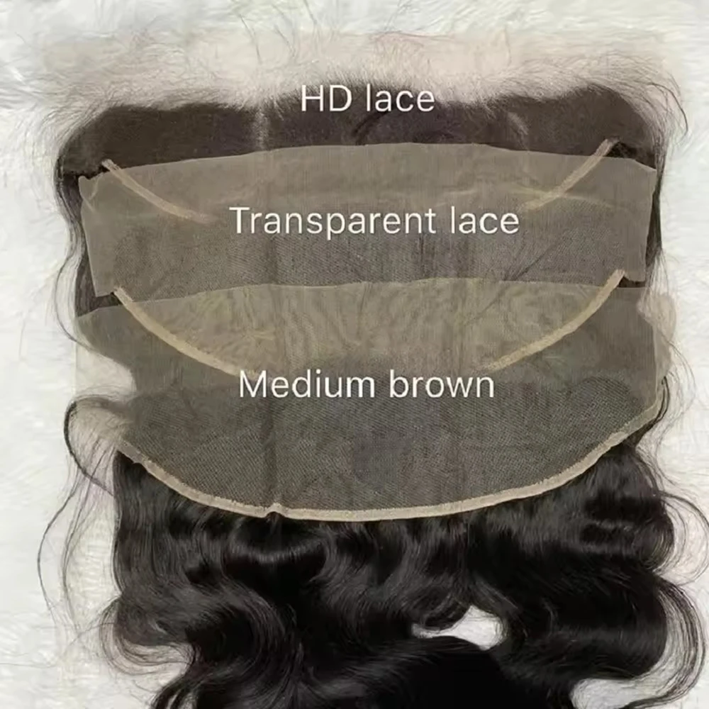 

Burmese Hair 13x4 Transparent Lace Frontal Hair For Women Natural Hair Line Pre Plucked Tiny Knots 4x4 Straight Lace Closure
