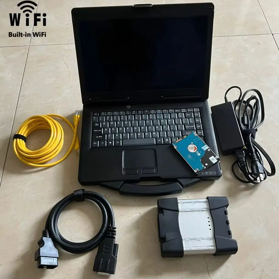 

Программное обеспечение 2025,05 В, 1 ТБ HDD для Bmw Icom WiFi Next Diagnostic Tool с 90% новим ноутбуком CF53, полный комплект, готовый к использованию