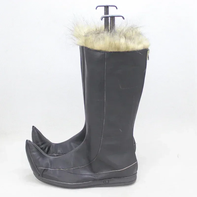 

25COSKristoff Cosplay Shoes PU Leather Shoes Halloween Boots Cosplay Props Custom Made
