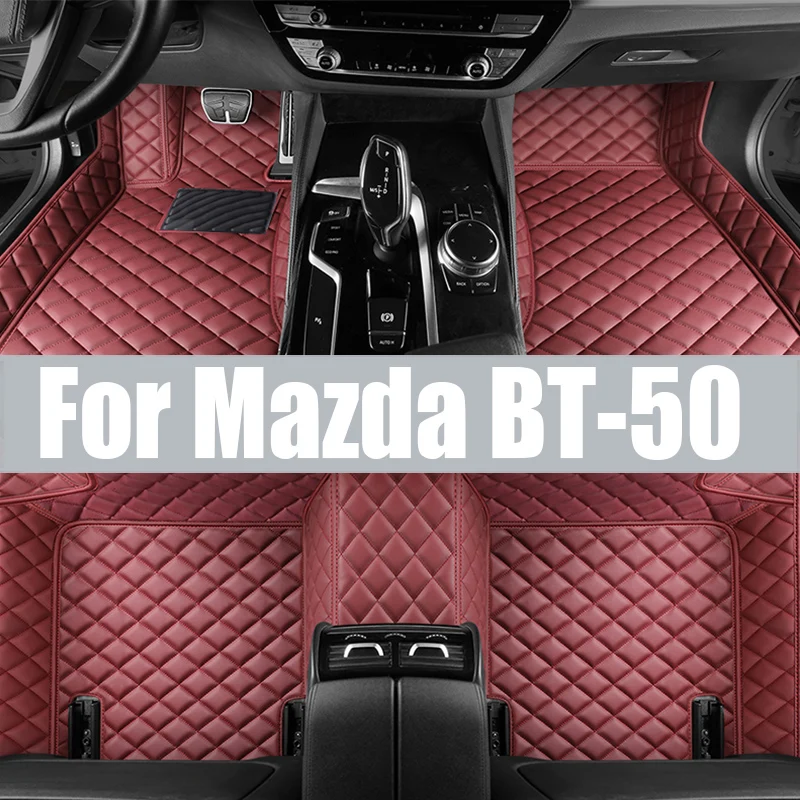 Car Floor Mats For Mazda BT-50 BT50 2019 2018 2017 2016 2015 2014 2013 2012 TPE Interior trunk mat Foot Pedals Covers