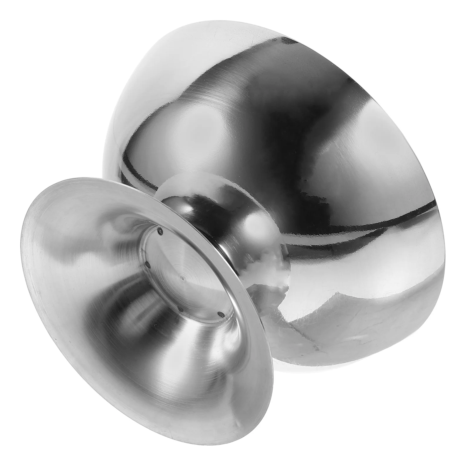 

Ice Cream Cups Stainless Steel Dessert Bowls Pudding Silver High Base MultiUse For Home Cafe Restaurant-Bar Jelly