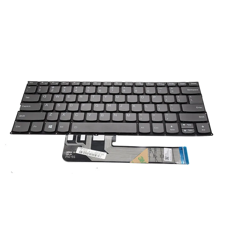 Teclado retroiluminado para Lenovo, Layout dos EUA, Backlight para Lenovo Pad, C340-14IWL-14api, S540-14IWL, C740-14, AIR13IWL, K4- IWL