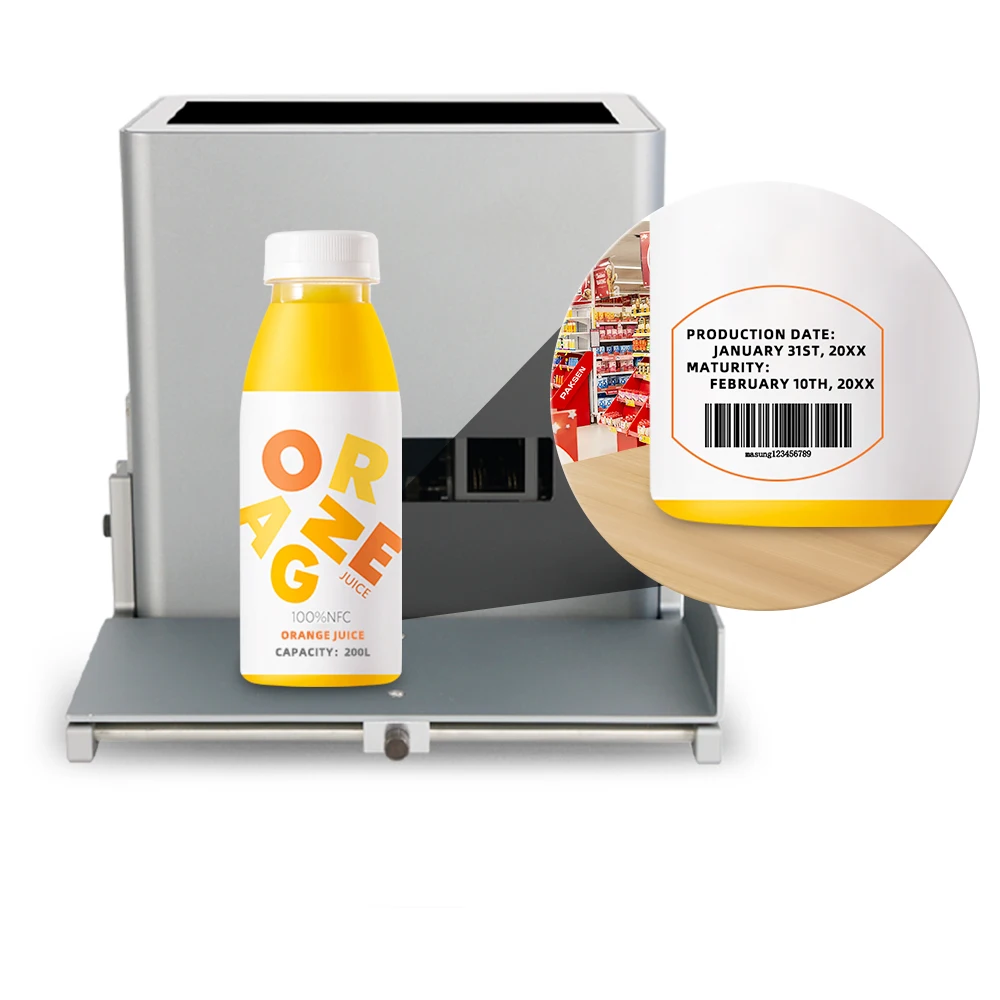 MASUNG CHT30L Desktop Inkjet Coding Machine for Data Printing | Automatic Positioning | Multi-Material & Curved Surface Coding