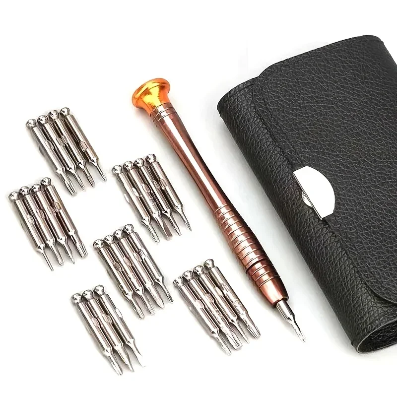 25 In 1 Precision Screwdriver Set, Repair Tool Kit, Small Screwdriver Set, Star/Y-type/Flat-blade/Triangle Screwdrivers For Mo