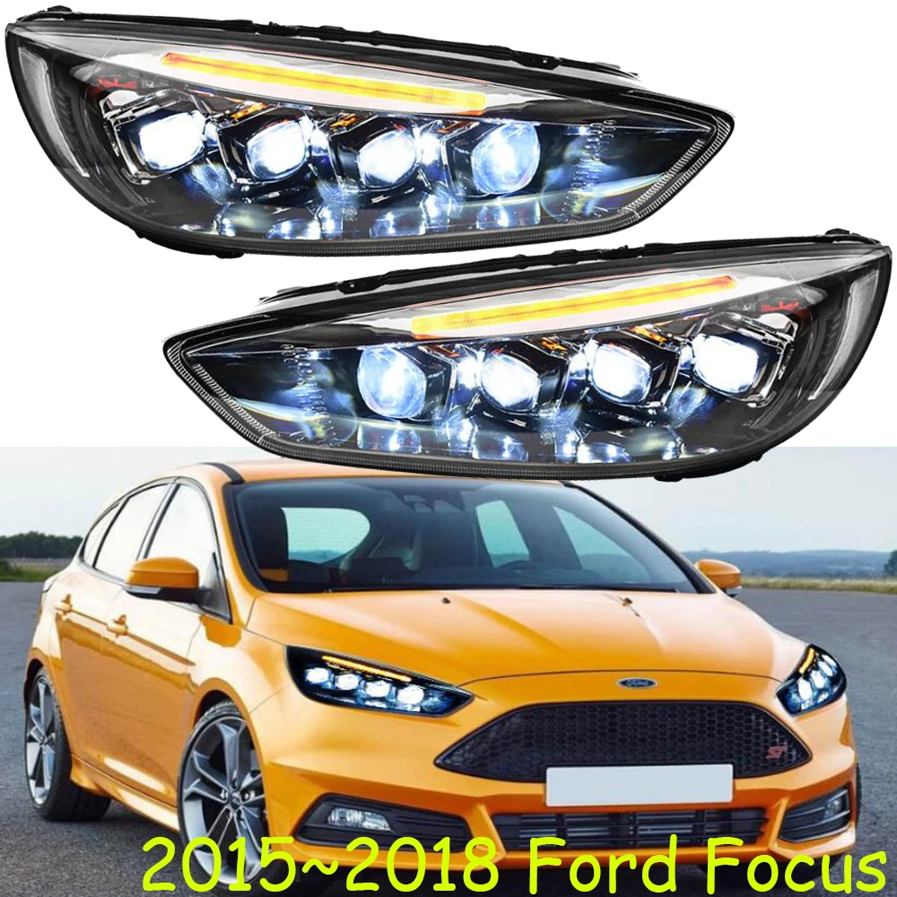 1set 2015 2016 2017 2018year car bumper head light taillight for Focus headlight all in LED tail light for Focus headlamp