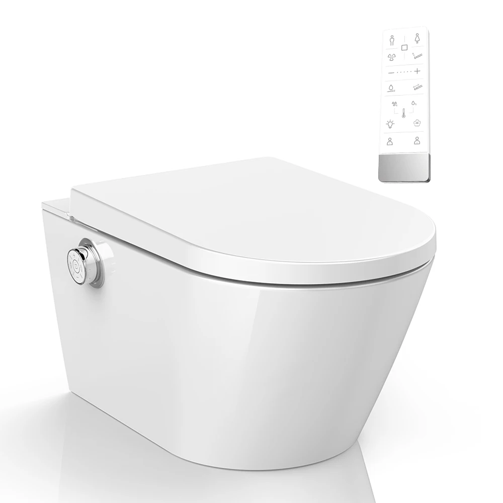 

Lady Wash Wall Mounted Toilet Bathroom WC Remote Control Smart Toilet