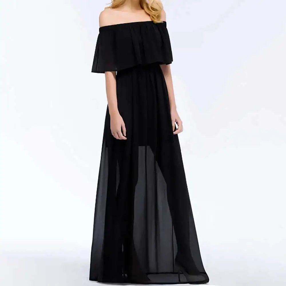 

Glamorous Sleeveless Strapless A-Line Backless Evening Dress for Women Elegant Prom Party Dress Sexy Bridesmaid's Dresses