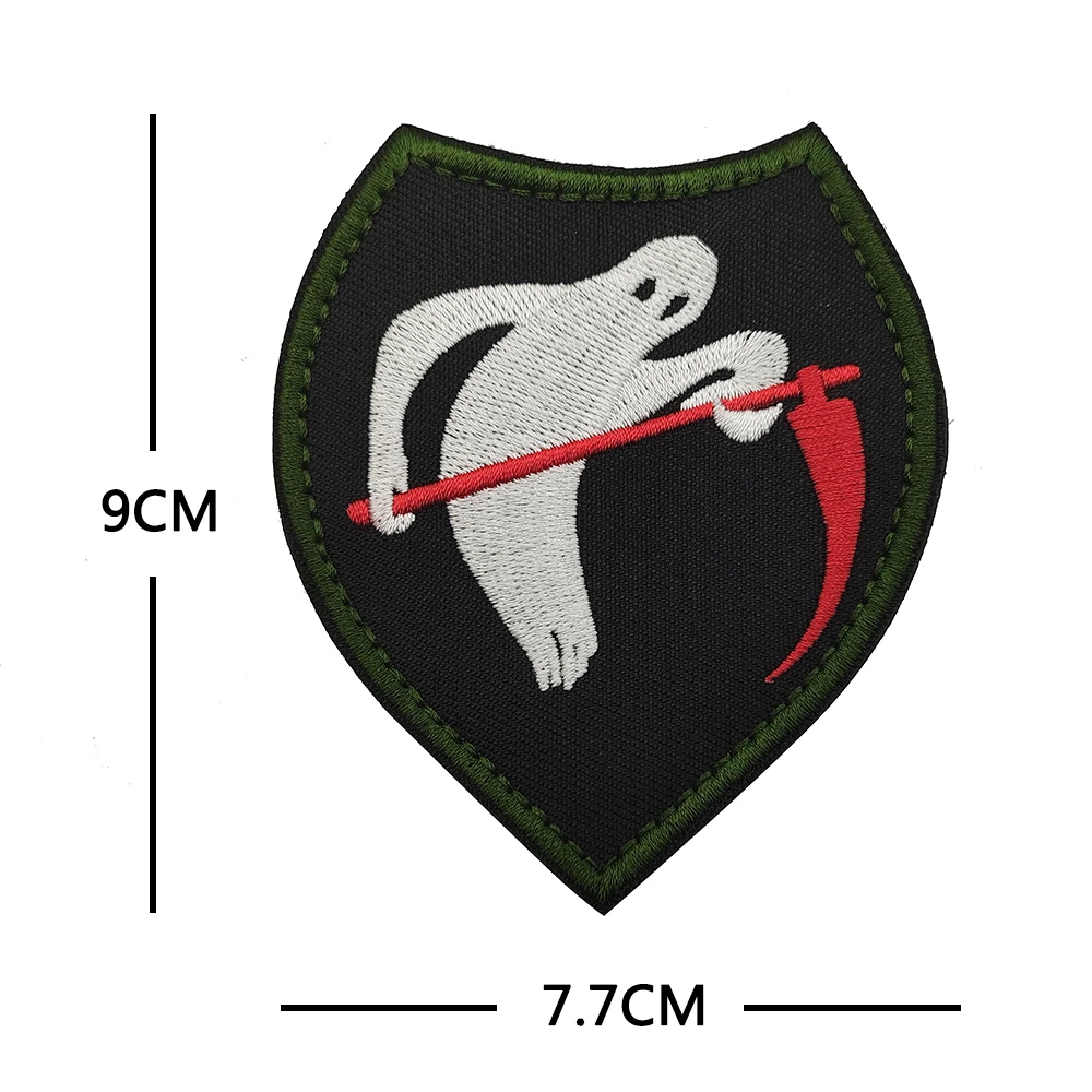 World War II Ghost army Embroidered Hook & loop Patches  Badge Special pecial military Backpack Sticker Patch