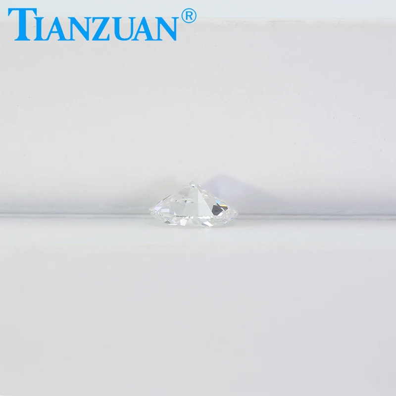 Tianzuan IGI Certified Lab Grown Diamond HPHT Lab Created VVS2/VS1 2EX Oval Shape Beads Loose Gemstone