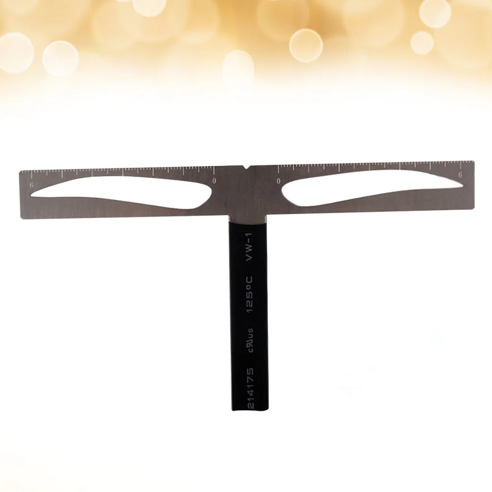 ชุดเครื่องมือวัดตำแหน่งคิ้วแบบสามจุด ใช้ซ้ำได้ สำหรับการสร้างคิ้วสมมาตรอย่างเป็นธรรมชาติ