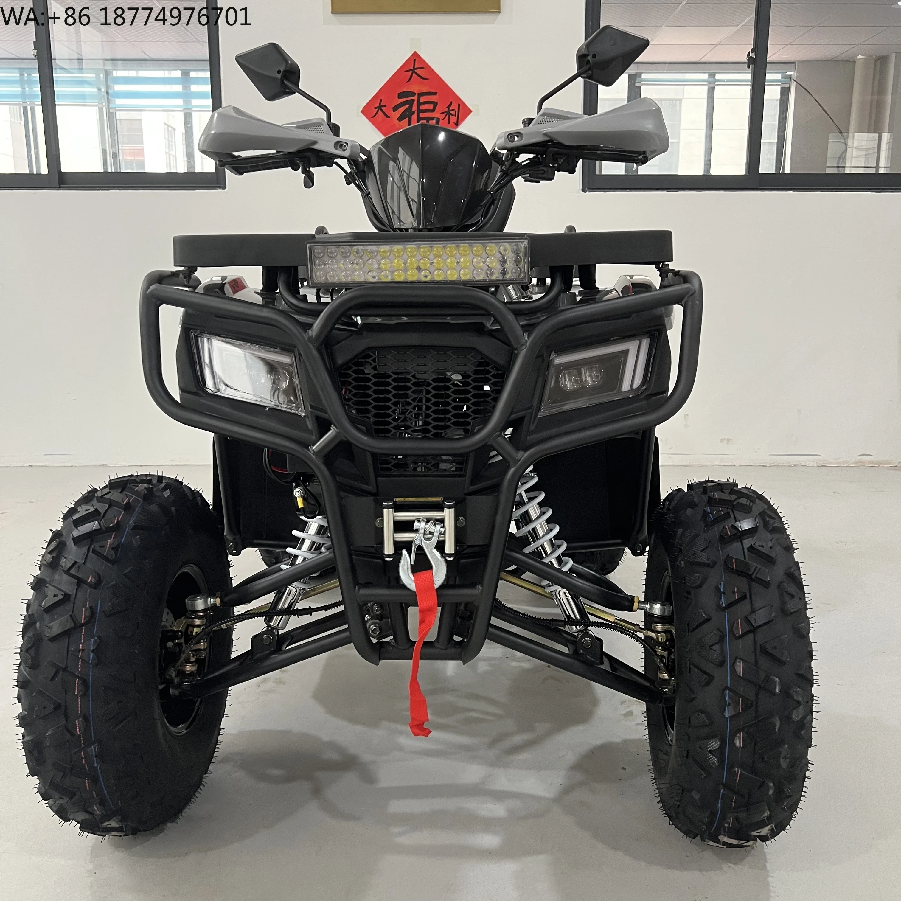 4-Wheel Single Cylinder 95km/h Motorcycle Sport Utility Youth Adult Kids Electric Gas 250cc Automatic 4stroke Off-Road ATV 2WD