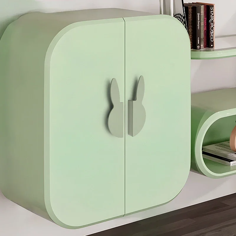 Maniglie colorate per armadietti con conigli carini per la camera dei bambini, guardaroba con mouse, decorazioni per la casa, hardware per mobili in lega di alluminio