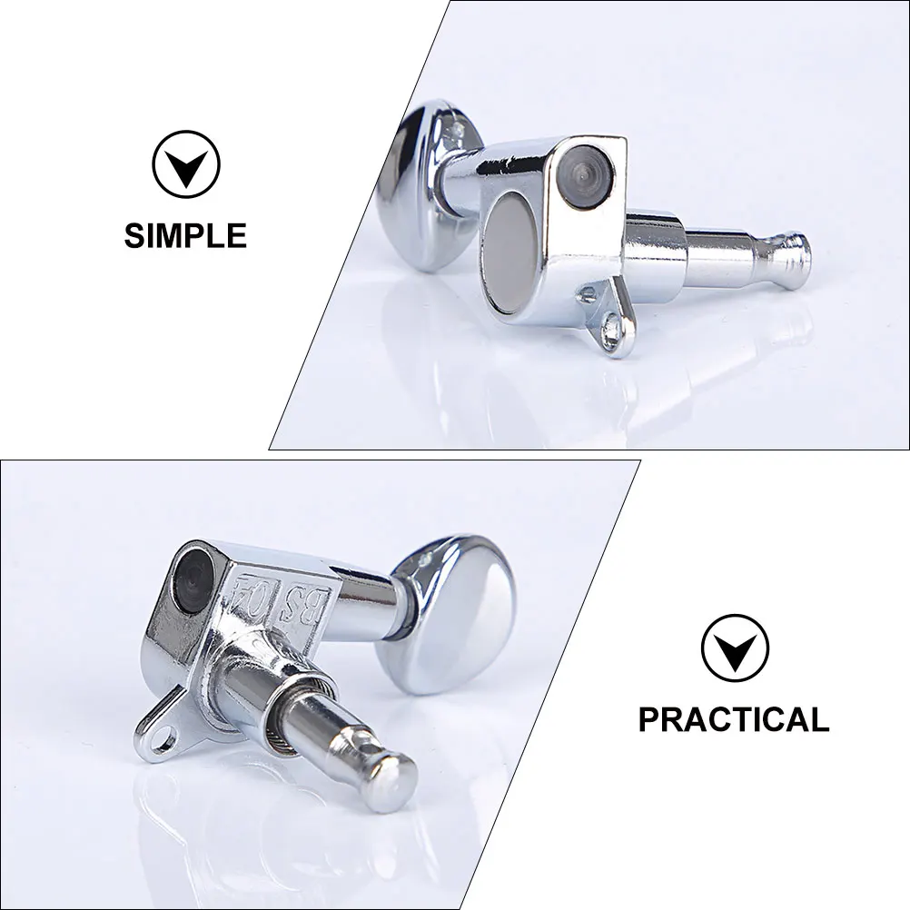 

4pcs Fully Enclosed Ukulele Tuning Pegs Durable Machine Heads Closed String Keys Professional Parts Accessories Guitar