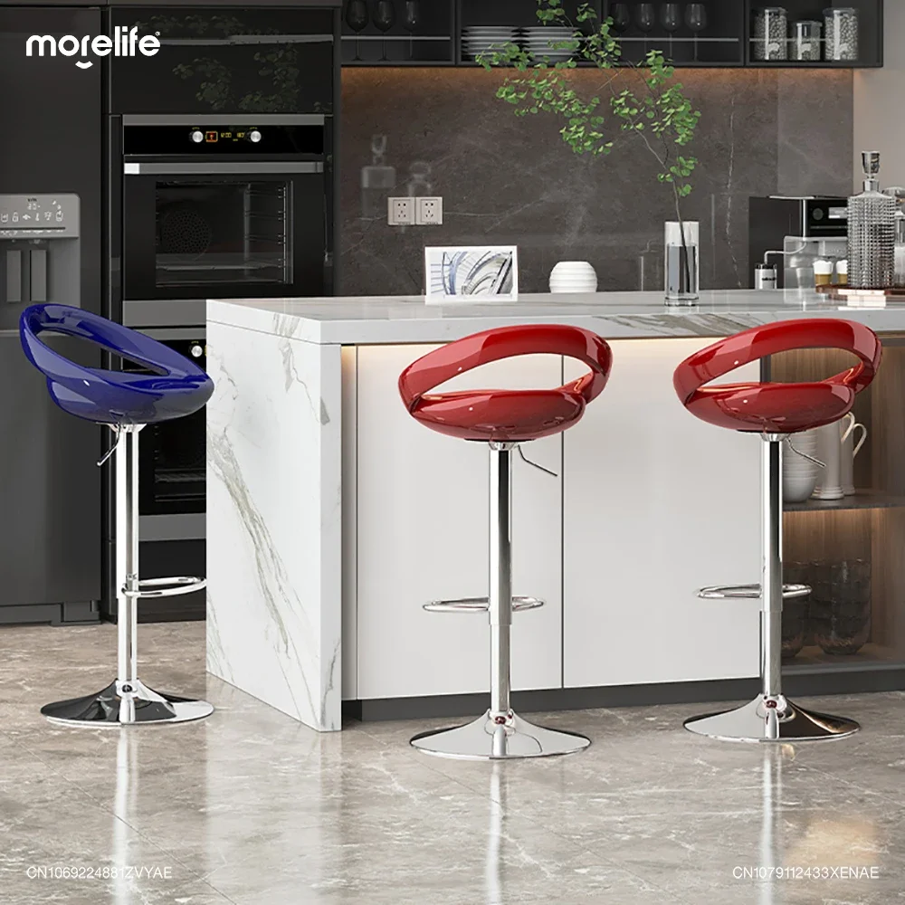 Nordic Bar Chairs Household Kitchen High Legged Stool Light Luxury Creative Modern Minimalism Lifting Coffee Shop Counter Chair