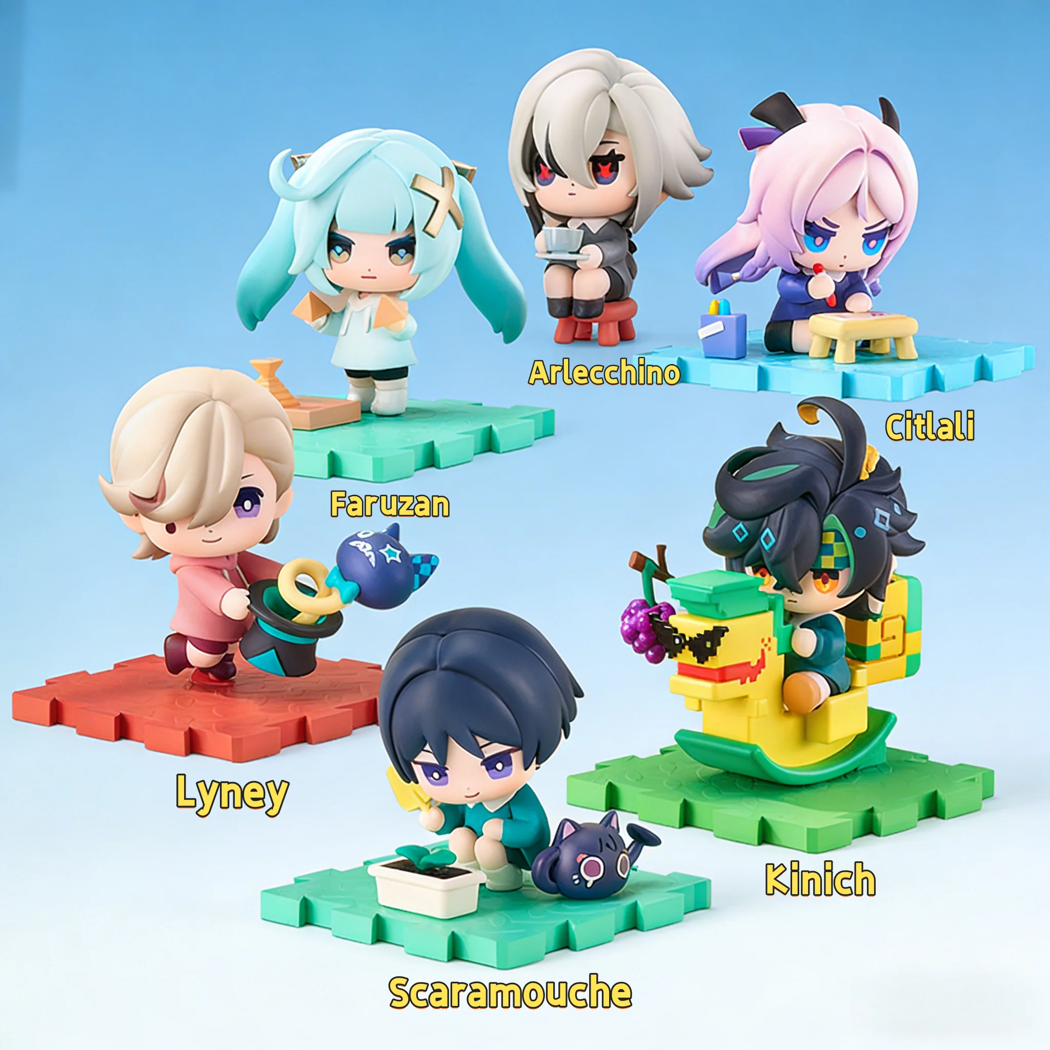 

Оригинальная коллекционная фигурка miHoYo Neuvillette из игры Genshin Impact: Кинич, Ситлали, Вандерер, Лини, Арлекино (Q.Ver) для косплея и декора рабочего стола