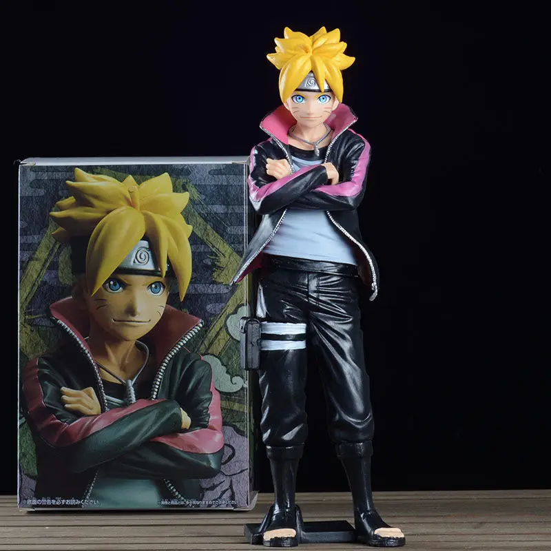 Naruto Anime Palmare Vortis Boruto Giocattolo Modello Studente Scrivania Statue e Ornamenti da Collezione Giocattoli per Bambini