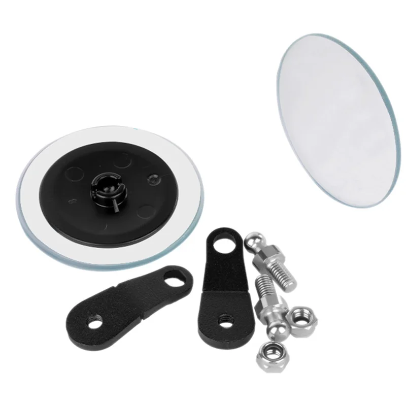 

Motorcycle Handlebar Mirror For Kawasaki ZX25R ZX4R Ninja 400 650 2012-2024–Small Round Blind Spot Design