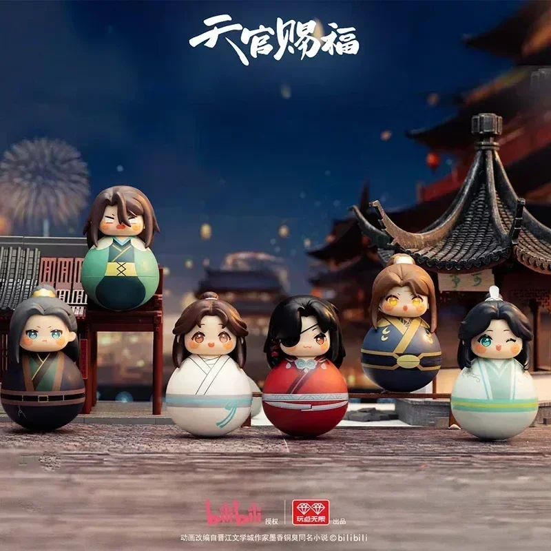 Anime Xie Lian Hua Cheng Action Figures Mysterious Gifts Toys, Heavenly Dry als Blessing Totter, The TumJeff Series, Blind Box