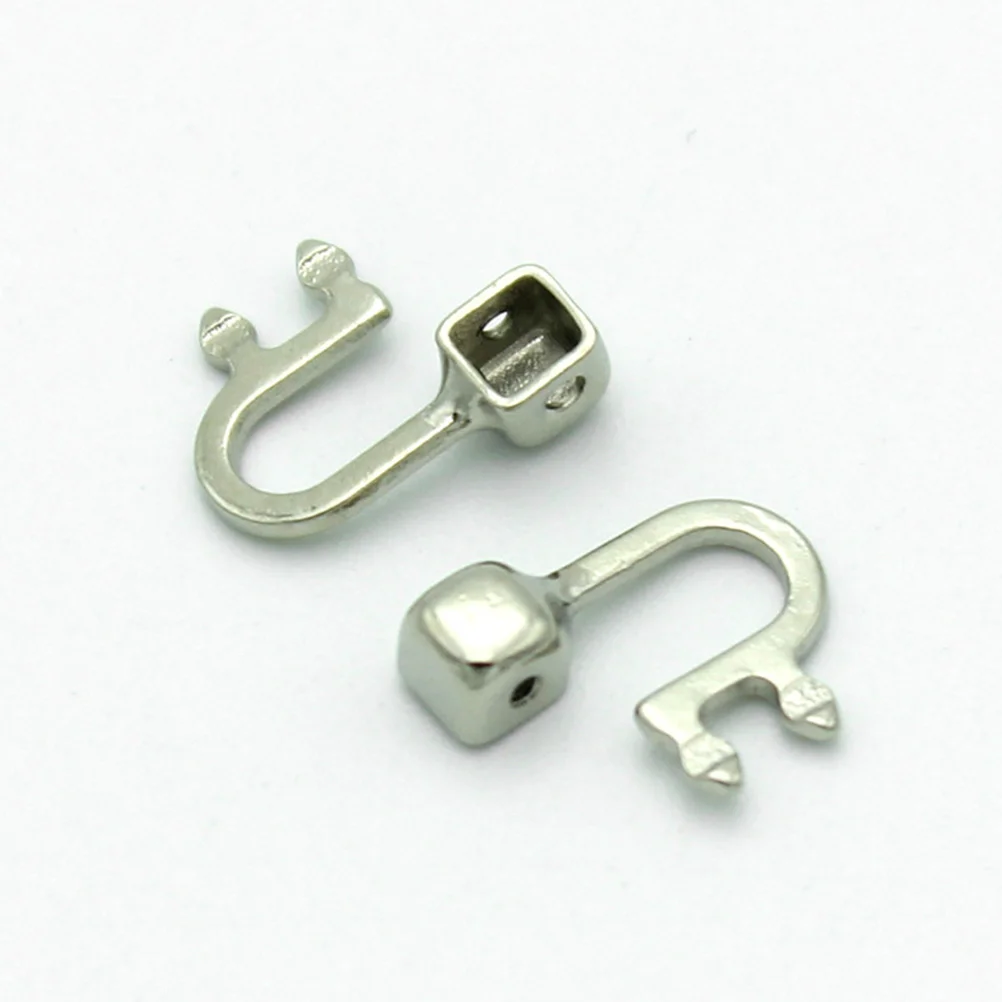 Staffa per nasello inseribile in metallo per occhiali Parti di riparazione per occhiali Supporto in argento Anti confortevole Vestibilità vari