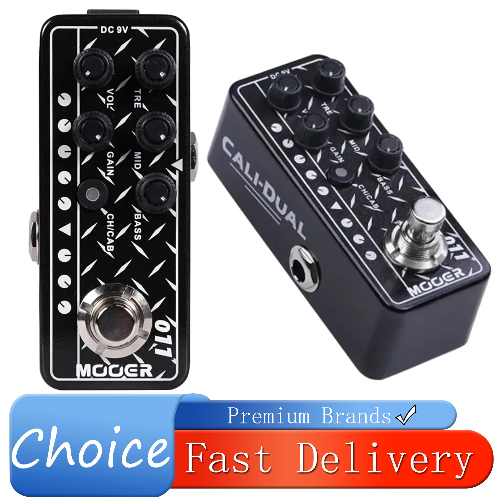 

MOOER 011 Cali-Dual: Цифровой предусилитель-педаль эффектов для электрогитары, профессиональные аксессуары для электрогитар