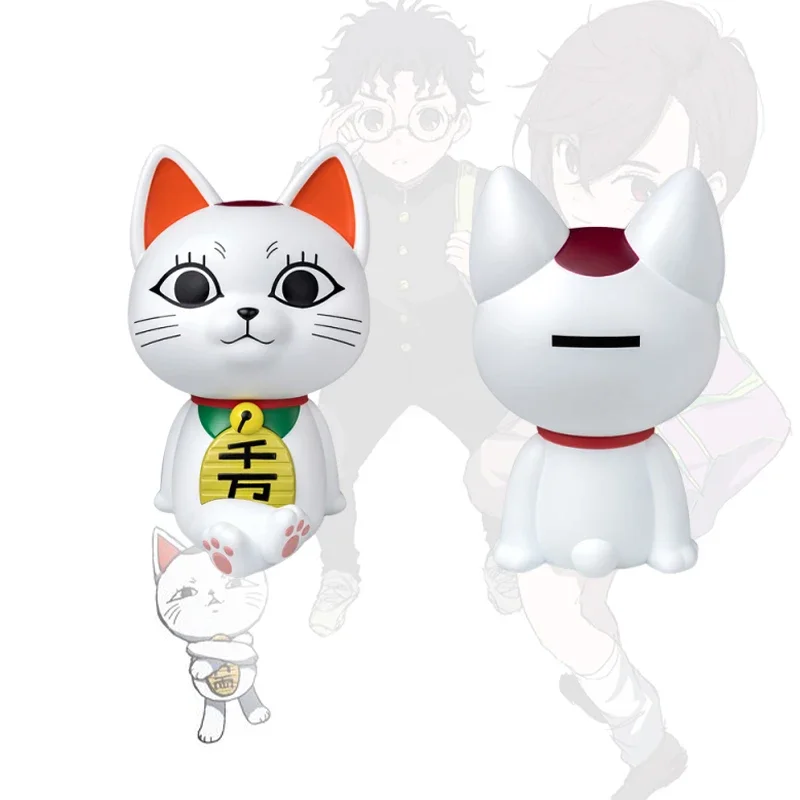 17.5cm Dandadan Turbo Granny Figure Saving Pot Anime Peripheral Cute Cat PVC Action Figure Desktop Decorate Ornament Crafts Gift