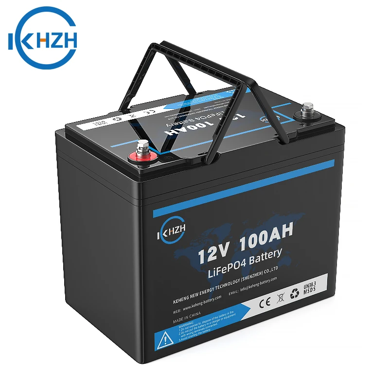 

KeHengSolar 12V 100Ah LiFePO4 Lithium Ion Battery for RV Yacht UPS Trolling Motor Marine Golf cart Submarines