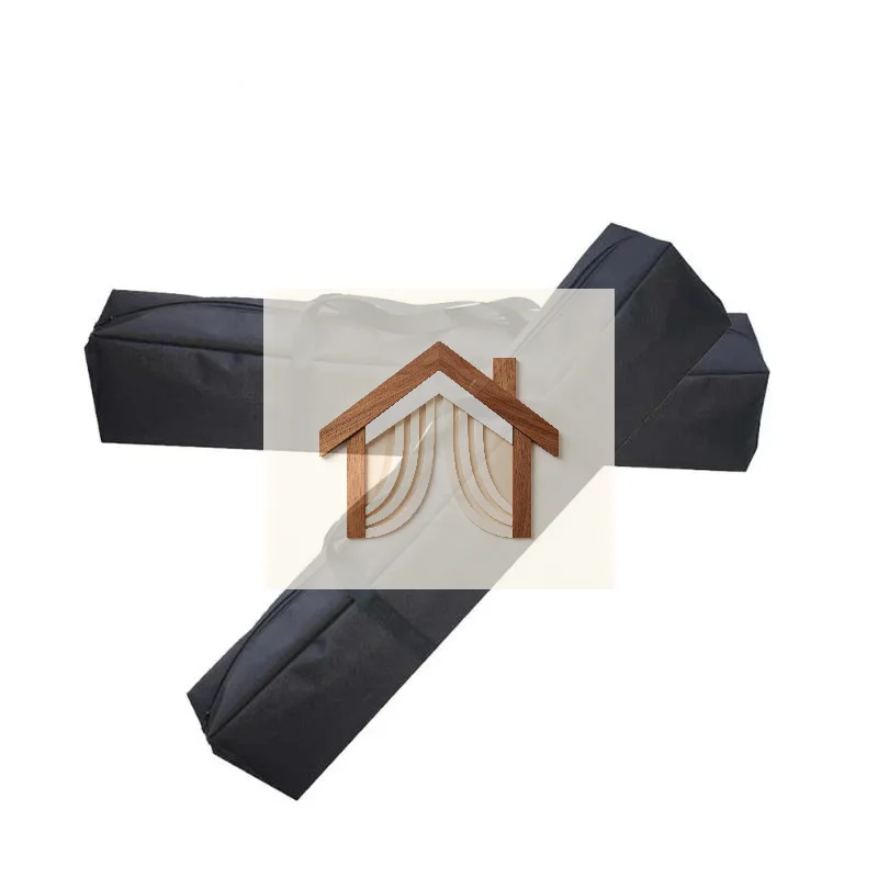 Waterproof Canopy Pole Storage Bag Heavy Duty Canvas Large Capacity Holder for Camping Hiking Travel Picnic Use