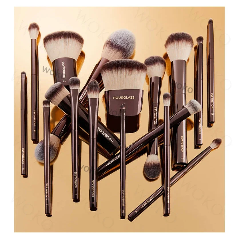 Hourglass Makeup Brushes Powder Foundation Blush Concealer Make up Brush Eyeshadow Liner Smudge Brush Makeup Tool Single