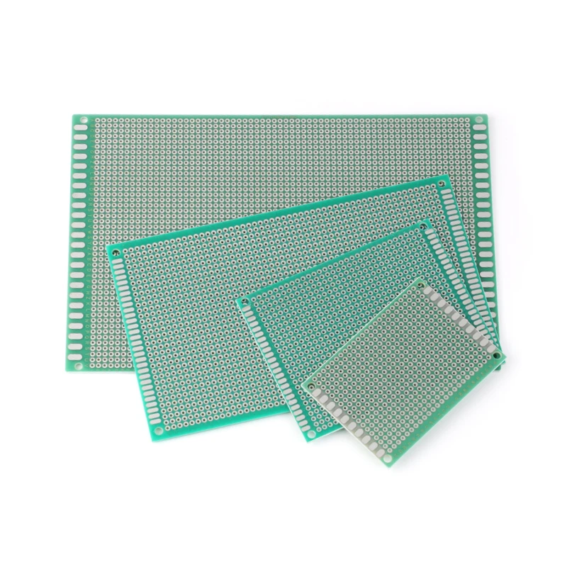 واحد/مزدوج الوجهين PCB العالمي لوحة دوائر كهربائية مطبوعة 20*30 15*20 12*18 10*15 10*10 8*12 6*8 2*8 4*6 7*9 سنتيمتر لوحة اللوح