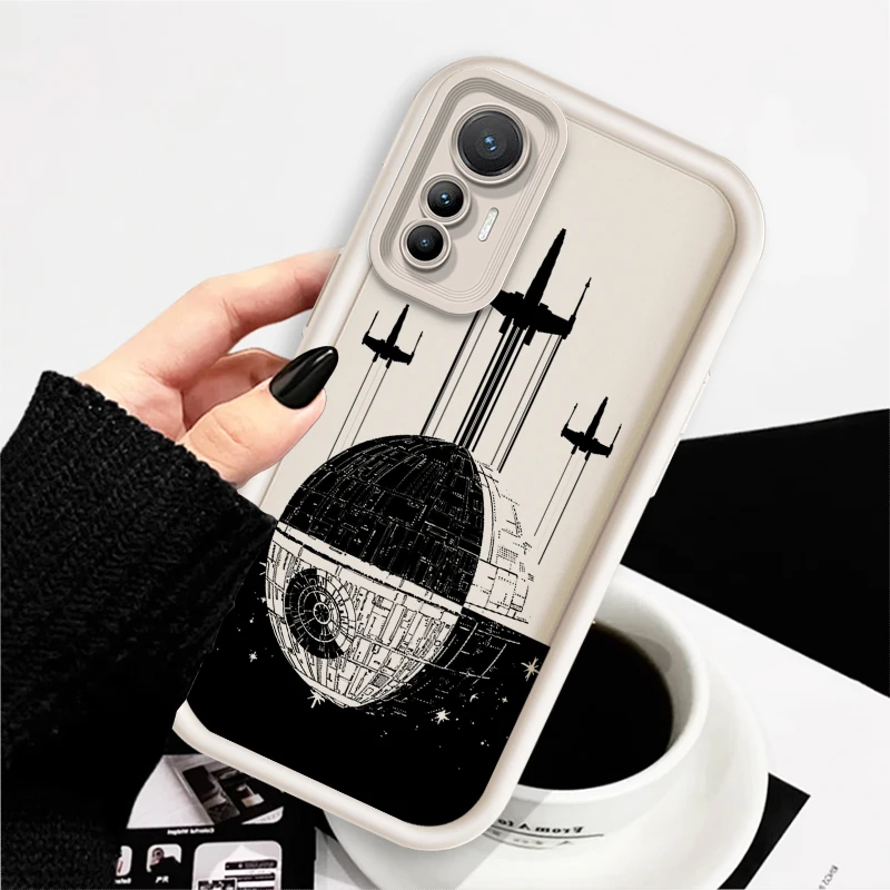 Disney Star Wars Luxury Cool Eye Ladder For Xiaomi MI 14 12T 11 Lite Poco M3 X5 X4 F5 F4 F3 F2 GT Pro 5G Funda Phone Case