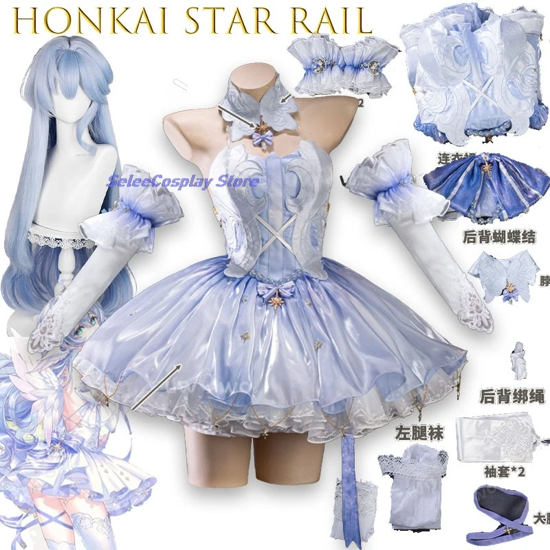 

Robin Cosplay Game Honkai Star Rail Fanart Robin Fairy Princess Cosplay Costume Halloween Costume Halloween Party Lolita Cos