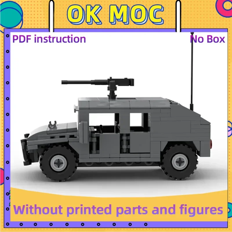 

Строительные блоки Moc серии War HMMWV M1025, модель, технические кирпичи, сделай сам, сборка, военная техника, игрушка для подарка ребенку