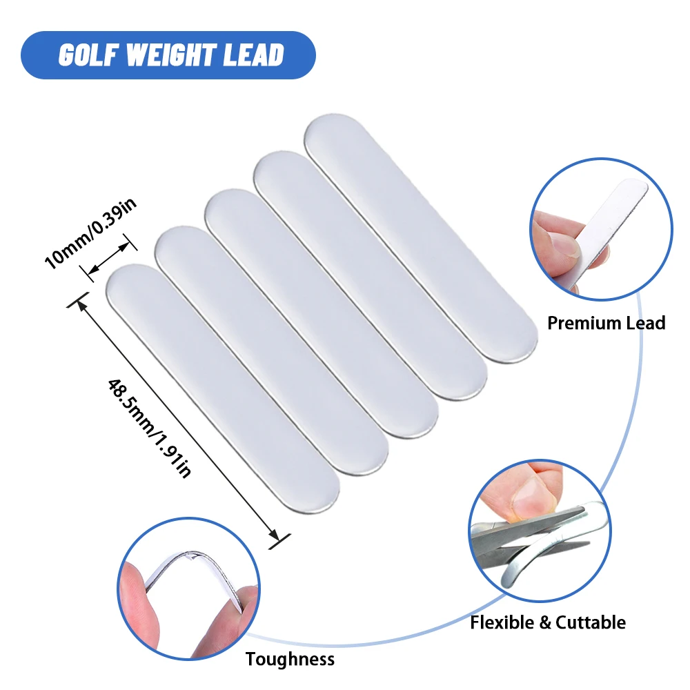 20Pcs Golf Club Weighted Lead Swing Balance TrainingGolf Club Tennis Racket Weight Adjustment Weight