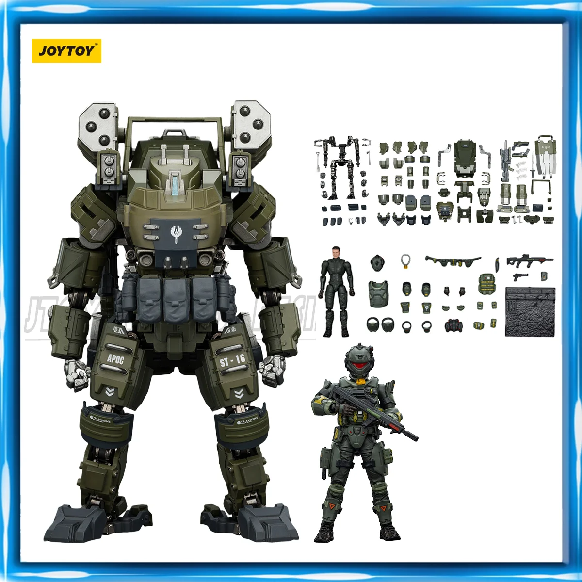 

Фигурка JOYTOY 1/25, серия APOC, Мех для тяжелого огневого штурма Storm Surge ST-8616, Steel Ride Corps Assaulter Karl, игрушки