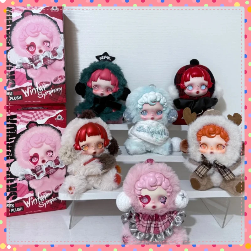 

New The Monster Heartbeat Macaron Series Blind Box Vinyl Face Keychain Pendant Model Toy Collection Fun Gift